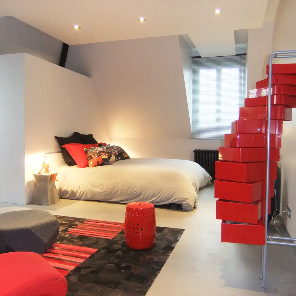 Chambre & salle d&rsquo;eau sous combles à Pontoise